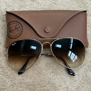 Brown Rayban Aviators